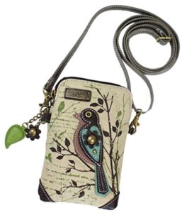 chala safari bird cellphone crossbody handbag – bird lover