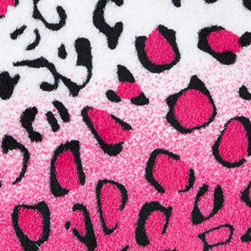 Home Must Haves Safari Animal Print All Season Extra Soft Warm Cozy Sofa Couch Throw Premium Bed Blanket (King, Pink Leopard)