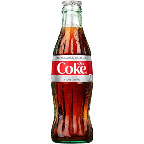 Diet Coke Glass Bottles 4(6 Packs)