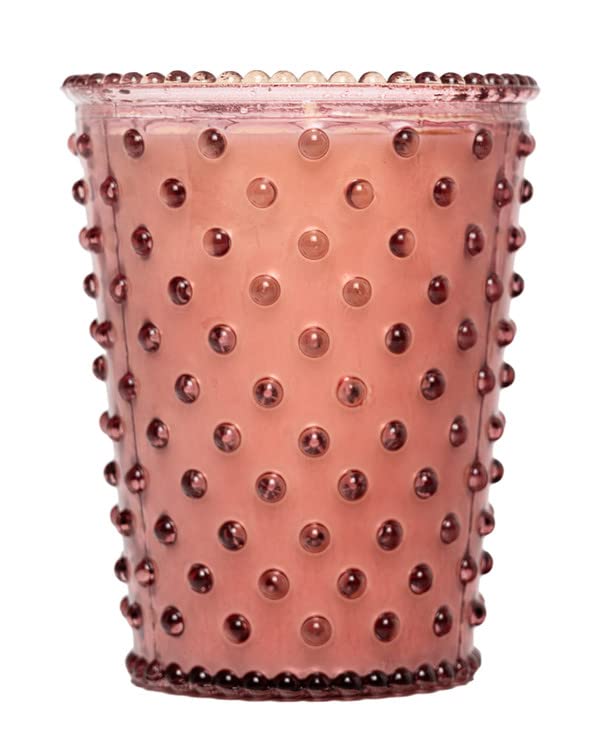 Simpatico Coral Scent Hobnail Candle