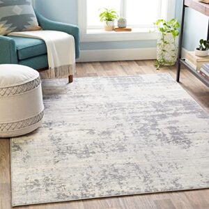 artistic weavers doria area rug 6’7″ x 9’6″, 6 ft 7x 9 ft 6 in, silver gray