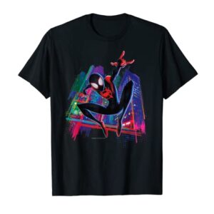 Marvel Spider-Man Miles Morales Graffiti City T-Shirt