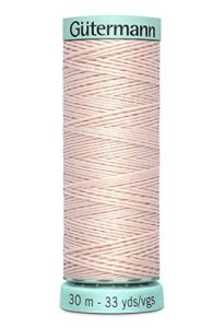 gutermann 723878-658-1 french nude r753 no.40 silk thread 30m x 1 reel, 658