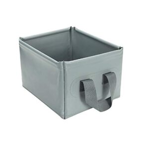meori party bowl & wash insert for small & large foldable boxes accessory, grey