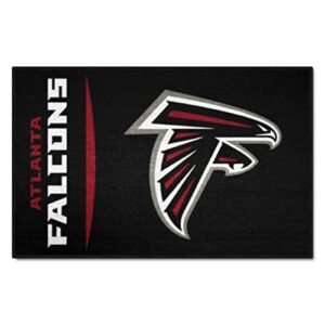 fanmats 8249 atlanta falcons starter mat accent rug – 19in. x 30in. | sports fan home decor rug and tailgating mat uniform design