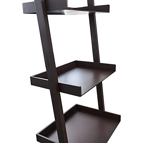 kieragrace Providence Hadfield Leaning Shelf, 18" by 67", Espresso