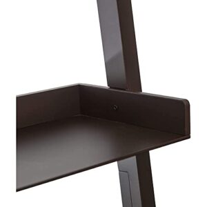 kieragrace Providence Hadfield Leaning Shelf, 18" by 67", Espresso