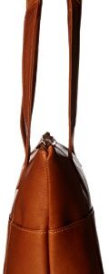 David King & Co. Top Zip Shopping Tote 543, Tan, One Size