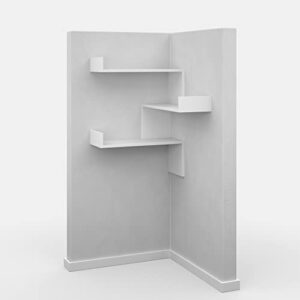 Ada Home Décor Walker Wall Shelf, 24" x 35" x 9", White