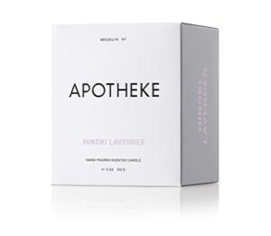 apotheke signature hinoki lavender candle, 1 ea