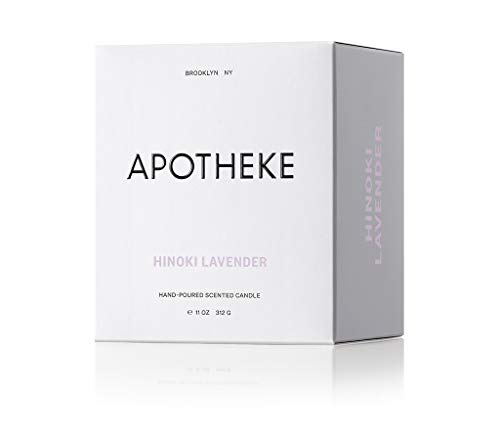 Apotheke Signature Hinoki Lavender Candle, 1 EA