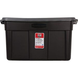 United Solutions RMRT310006 Tote, 31 Gallon, Black with Gray