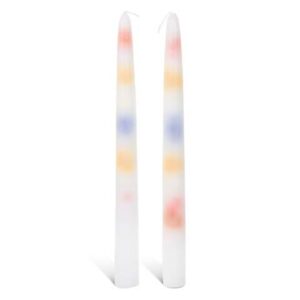 multi-colored drip candles ~ (2 candles per box) ~ pack of 12 boxes