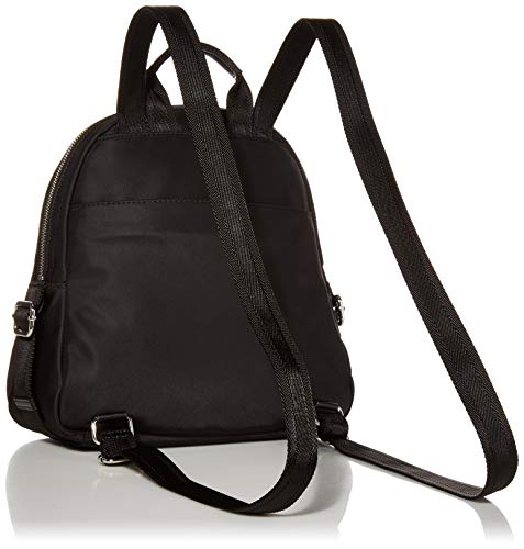 Calvin Klein womens Sussex Nylon Backpack, Black/Silver, One Size