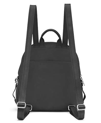 Calvin Klein womens Sussex Nylon Backpack, Black/Silver, One Size