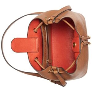 Calvin Klein Gabrianna Novelty Bucket Shoulder Bag, Caramel