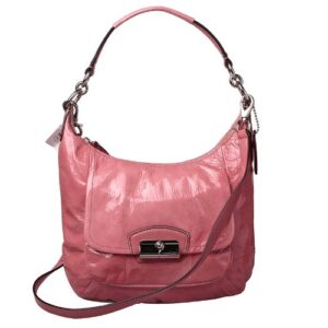 coach kristin patent leather hobo 19299 (sv/rose)