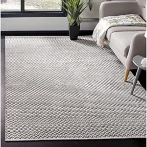 SAFAVIEH Boston Collection 5' x 8' Taupe BOS686E Handmade Flatweave Cotton Area Rug