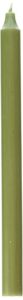northern lights candles 2 piece premium taper candle, 12″, moss green