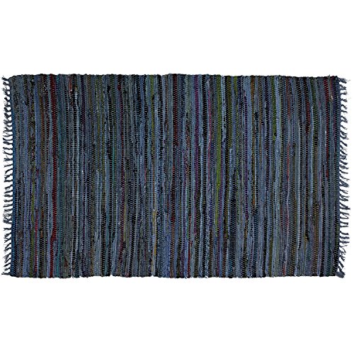 Sturbridge Country Rag Rug in Denim 30" x 50"