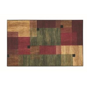 mohawk home alliance area rug, 2′ 6″ x 3′ 10″, red