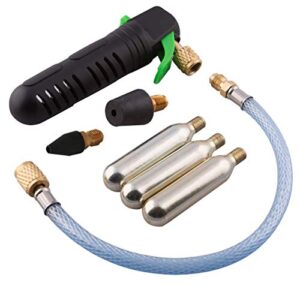 leak saver – leak shot hvac – leak sealant injector and condensate line blaster – non-contaminating co2 cartridges – for a/c and mini splits – systems up to 5 tons