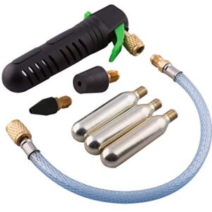 Leak Saver - Leak Shot HVAC - Leak Sealant Injector and Condensate Line Blaster - Non-Contaminating CO2 Cartridges - for A/C and Mini Splits - Systems Up to 5 Tons