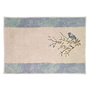 Avanti Linens - Bathroom Rug, Ideal for Kitchen or Mudroom, Decorative Bird Home Decor (Love Nest Collection)