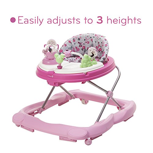 Disney Baby Minnie Mouse Music and Lights Baby Walker with Activity Tray (Garden Delight)