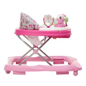 Disney Baby Minnie Mouse Music and Lights Baby Walker with Activity Tray (Garden Delight)