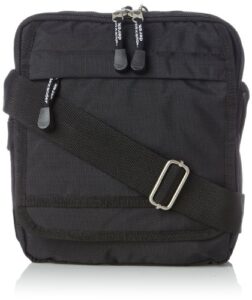 derek alexander ns top zip shoulder bag, black, one size