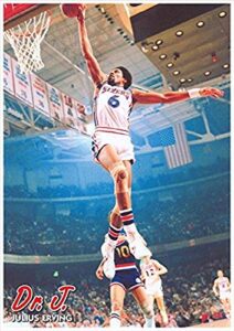buyartforless dr j julius irving dunking 34×24 sports art print poster memorabilia basketball philadelphia 76ers