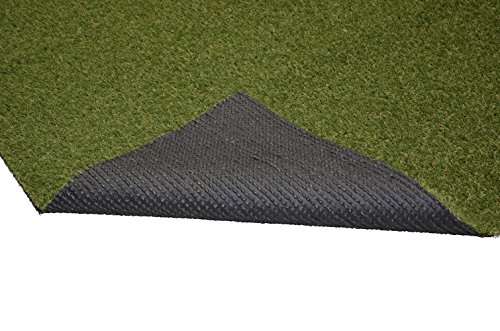 Garland Rug Artificial Grass Turf Indoor/Outdoor Area Rug, 5-Feet by 7-Feet, Green