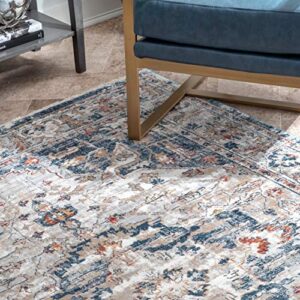 nuLOOM Kara Vintage Area Rug, 5' 3" x 7' 3", Grey