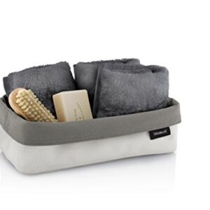 Blomus 68898 Reversible Storage Basket- Sand/Taupe