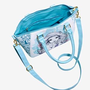 The Little Mermaid Disney Ariel Blue Watercolor Satchel Bag