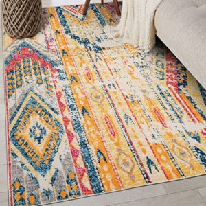 rugshop sky collection bohemian area rug 5′ x 7′ multi
