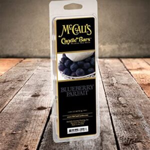 McCalls Candles Bars | Blueberry Parfait | Highly Scented & Long Lasting | Premium Wax & Fragrance | Made in The USA | 5.5 oz