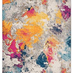 Rugshop Sky Collection Modern Abstract Area Rug 5' x 7' Multi