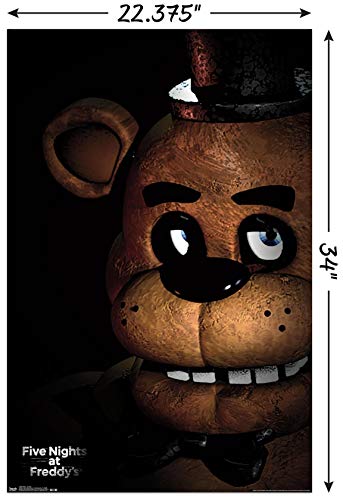 Trends International Five Nights at Freddy's - Freddy Wall Poster, 22.375" x 34", Unframed Version