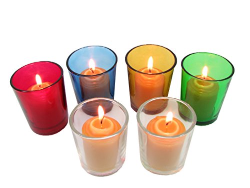 Beeswax Candle Works, 10-Hour Votives (Pack of 12) 100% USA Beeswax