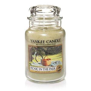 yankee candle large 22 oz jar candle picnic in the park
