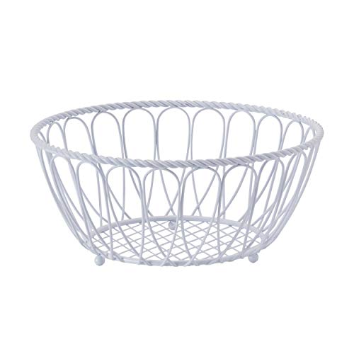 Gourmet Basics by Mikasa Rope Basket, 10 inch, White