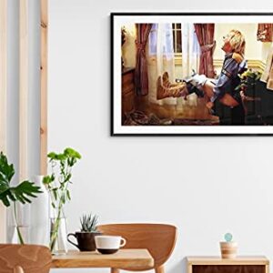 Canvas Painting Harry Toilet Scene Movie Funny Poster Wall Art Funny Bathroom Painting Modern Art Picture Print Gifts Artist Home Decor Artwork for Living Room Bed Room Wall Decoration No Frame