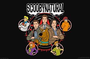 trends international scooby-doo-scoobynatural wall poster, 22.375 in x 34 in, unframed version
