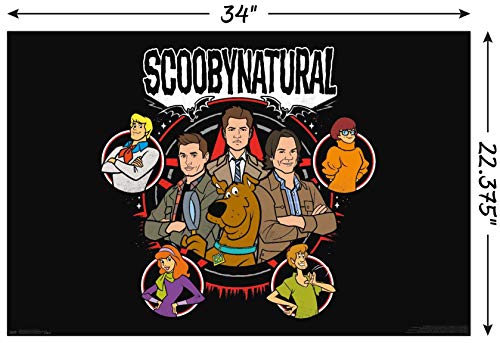 Trends International Scooby-Doo-Scoobynatural Wall Poster, 22.375 in x 34 in, Unframed Version