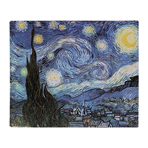 CafePress Starry Night Vincent Van Gogh Throw Blanket Super Soft Fleece Plush Throw Blanket, 60"x50"