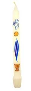 cathedral brand first light baptismal candle, 3/4 inch x 9 1/4 inch