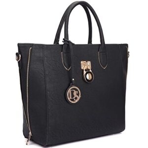 dasein women handbags purses large tote shoulder bag top handle satchel bag for work