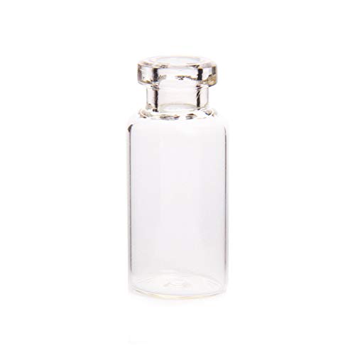 HeiHy UUYYEO 5ML Empty Clear Glass Bottles Jars with Corks Miniature Glass Bottle Wedding Favors 12 Pcs